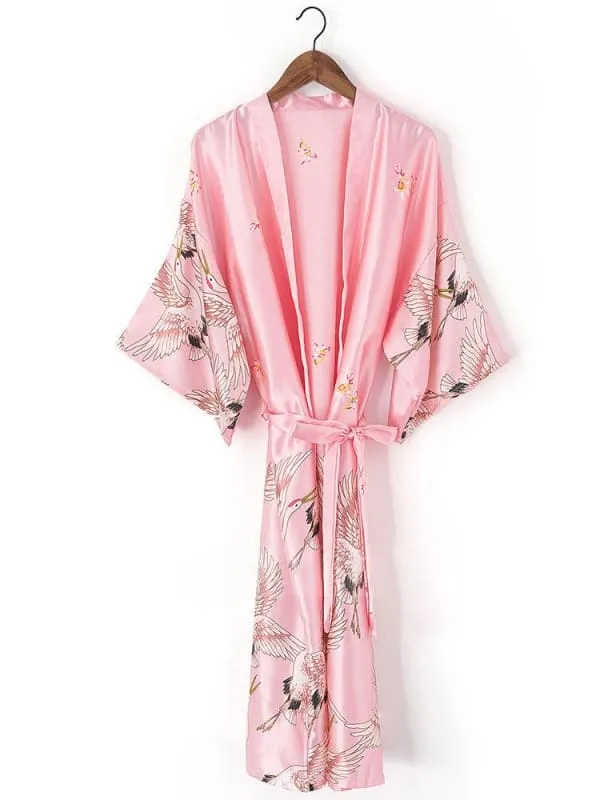 A| Personalized Printed Bride & Bridesmaid Robes