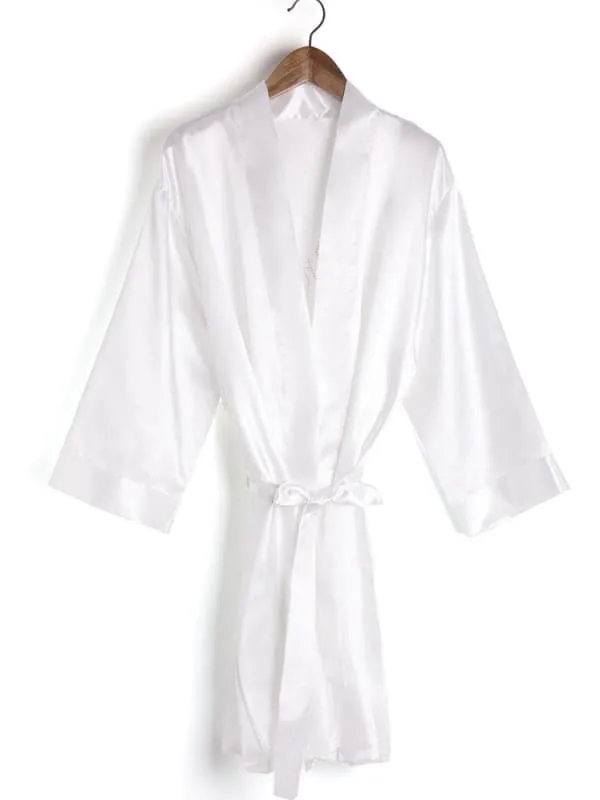 A| Personalized Rhinestone Bridesmaid & Bridal Robes