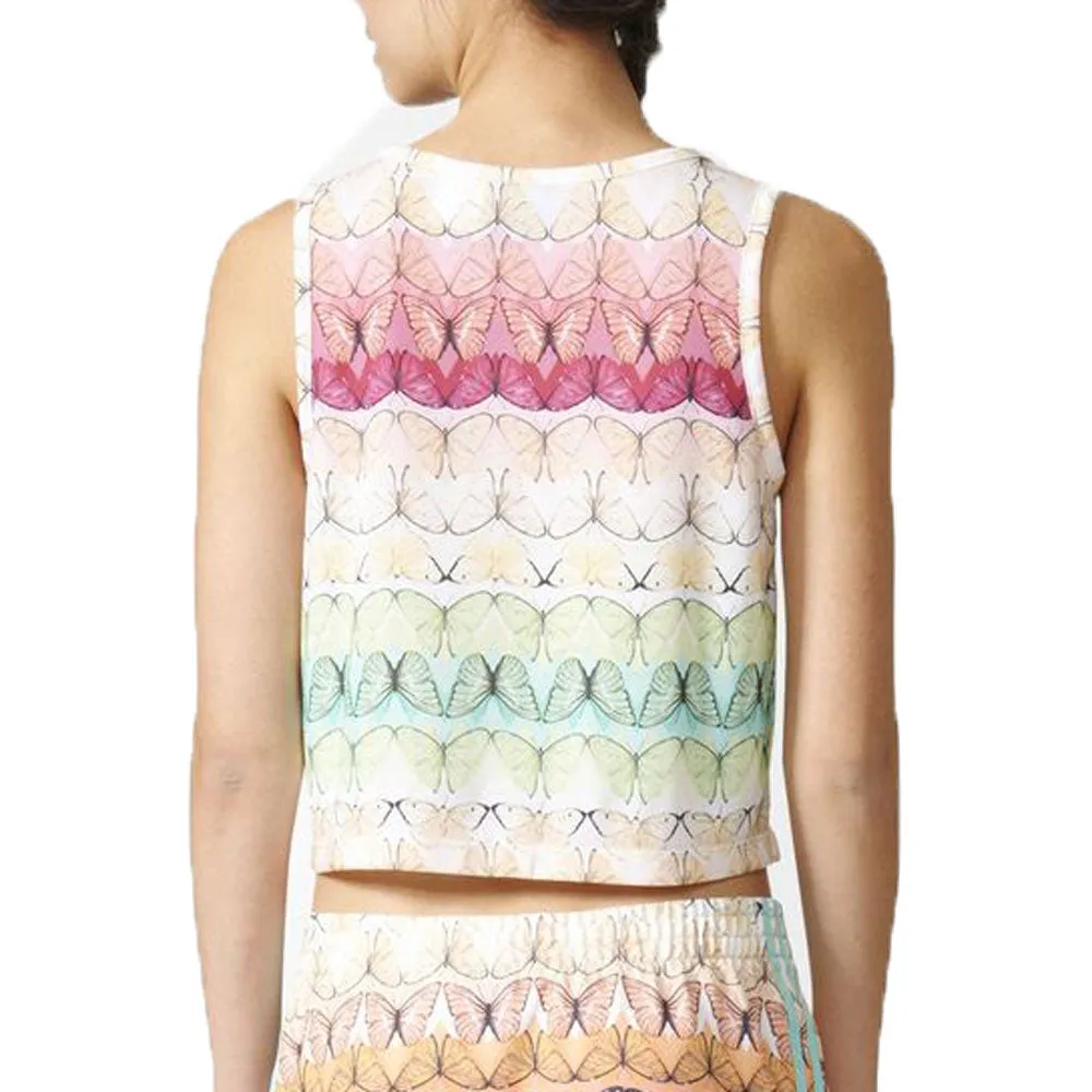 Adidas Originals Borbofresh Women's Loose Crop Tank Top Multicolor