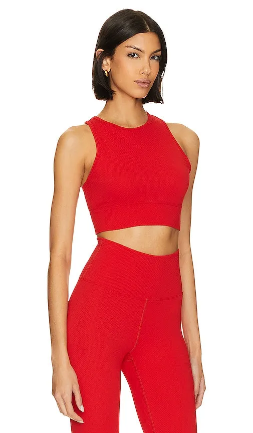 BEACH RIOT Azalea Top in Red