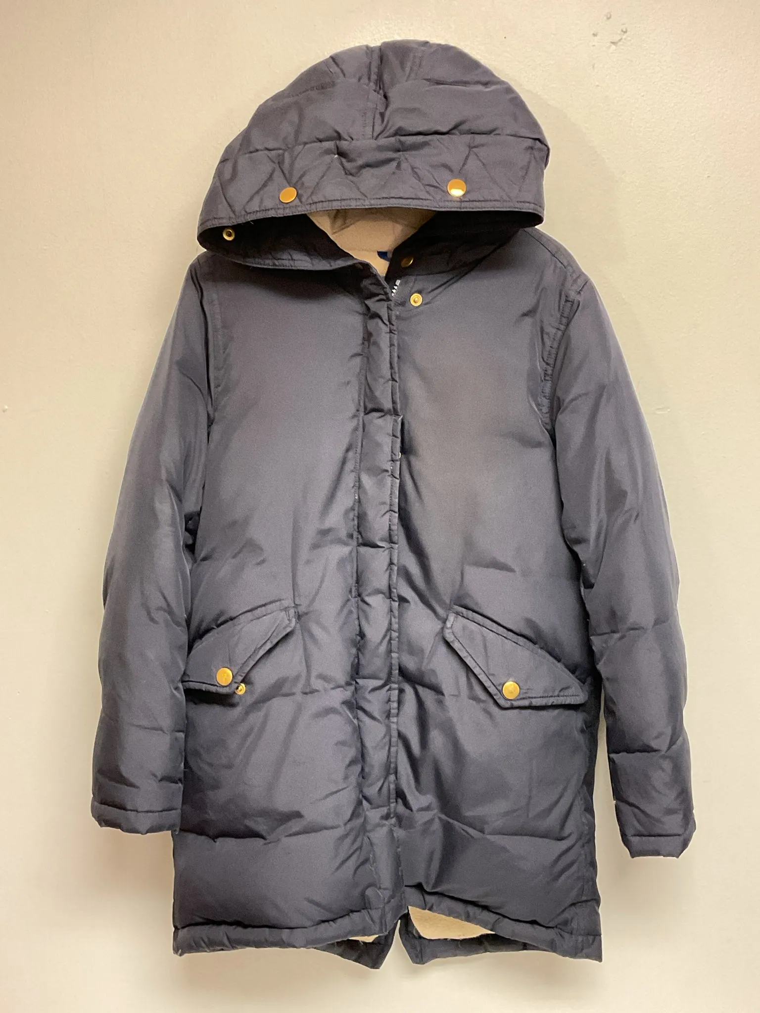 Crew Cuts Size 10 Navy Polyester Big Girls Jackets