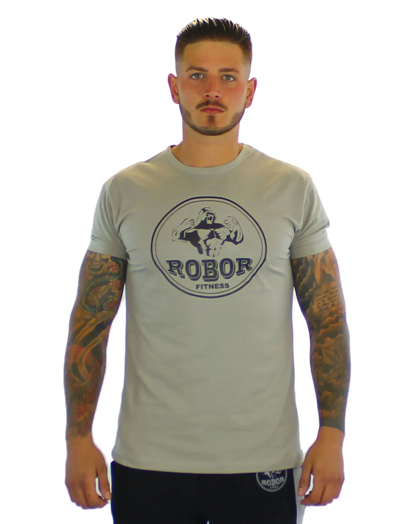 Elite Fitted Tee - Fossil Grey