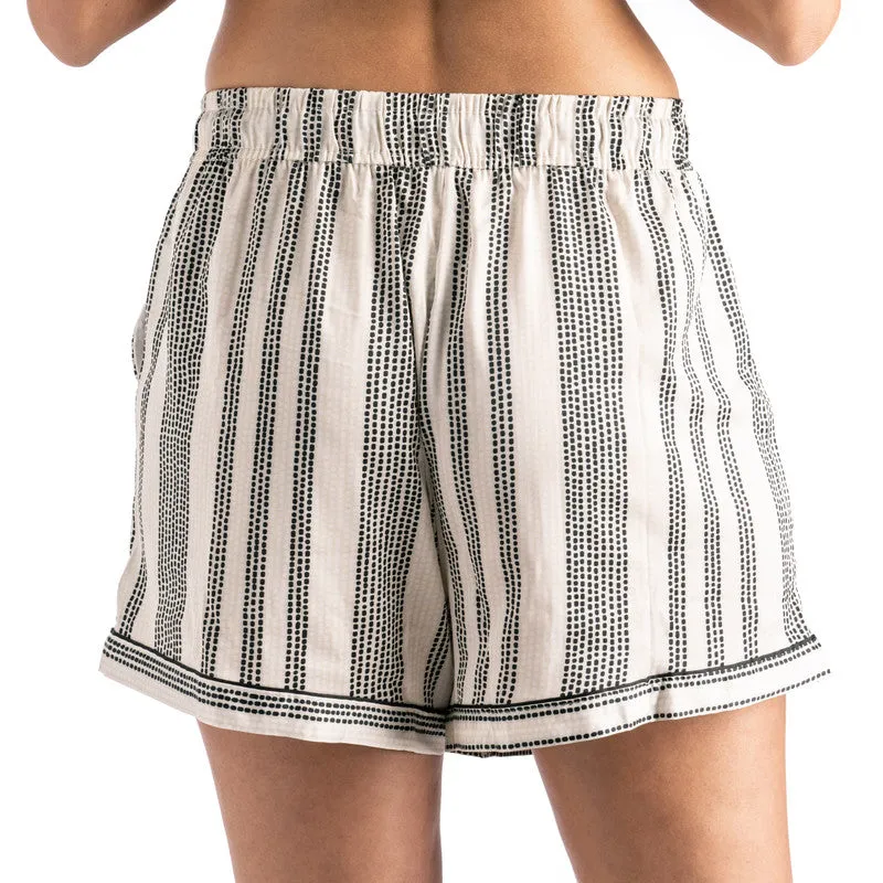 Hello Mello Overnight Oasis Beauty Sleep Satin Pajama Shorts