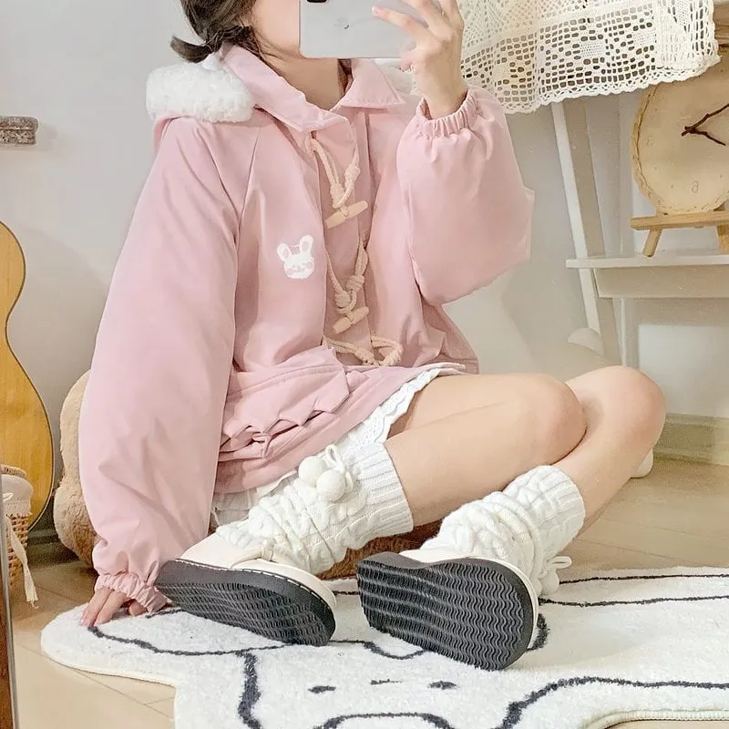 Kawaii Pink Hooded Jacket