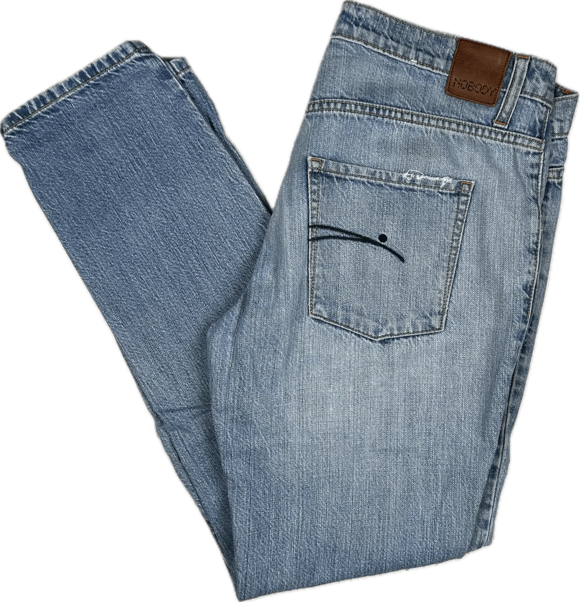 NOBODY 'Beau' Relaxed Fit Ripped Jeans- Size 28