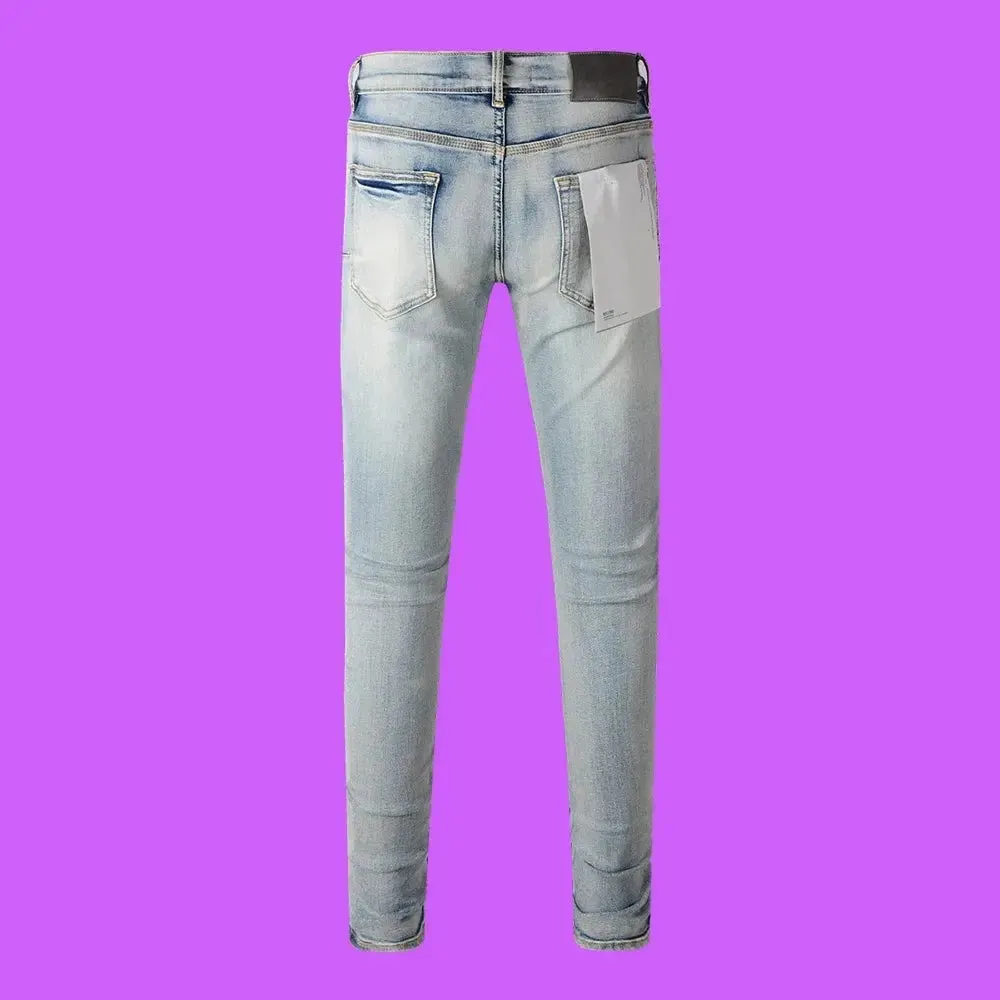 Premium Brand PRPL Roca Jeans Ripped P0010