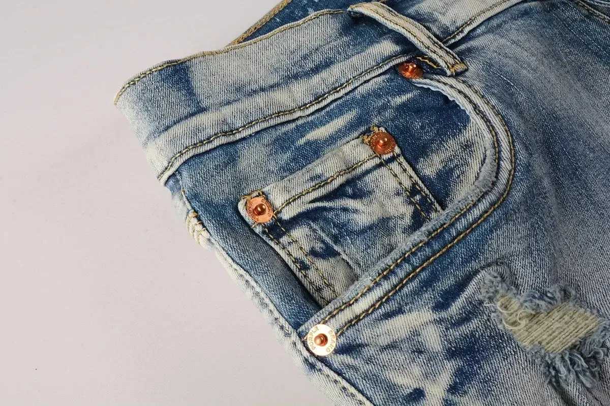 Premium Brand PRPL Roca Jeans Ripped P0010