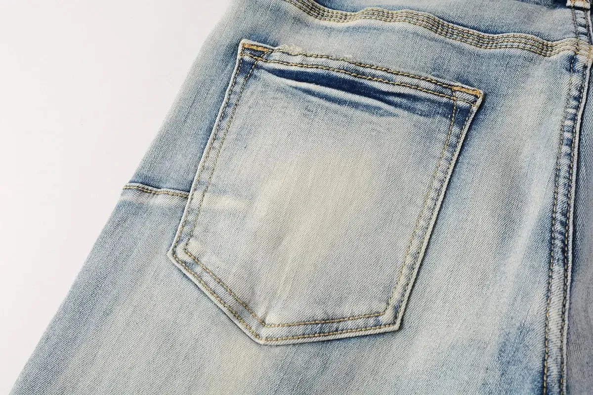 Premium Brand PRPL Roca Jeans Ripped P0010