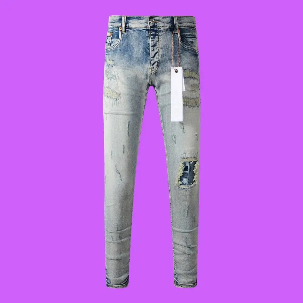 Premium Brand PRPL Roca Jeans Ripped P0010