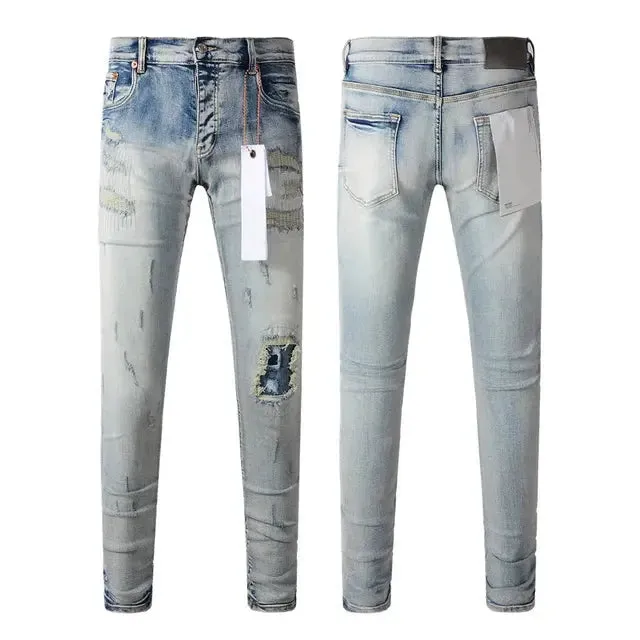 Premium Brand PRPL Roca Jeans Ripped P0010