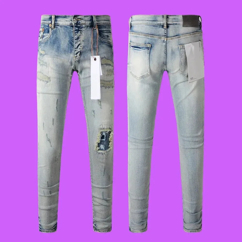 Premium Brand PRPL Roca Jeans Ripped P0010