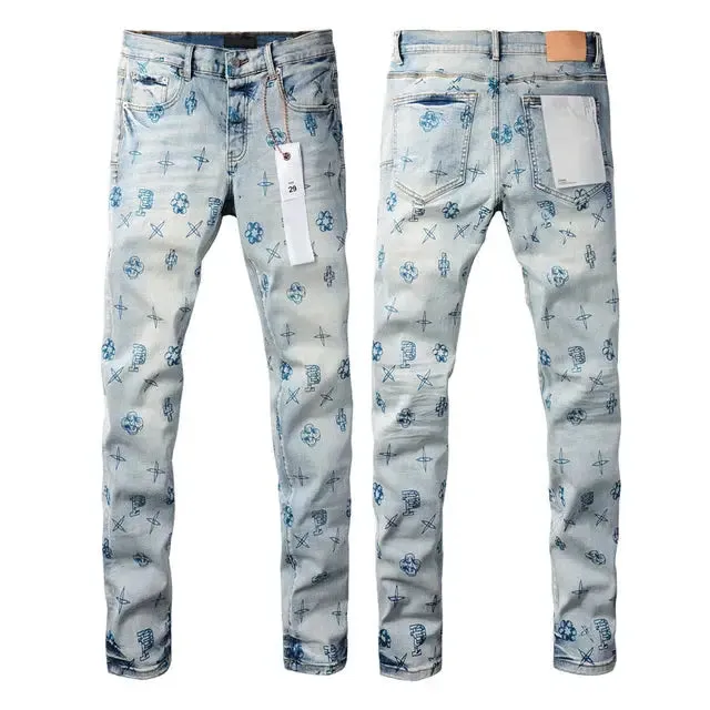 Premium Brand PRPL Roca Jeans Ripped P009