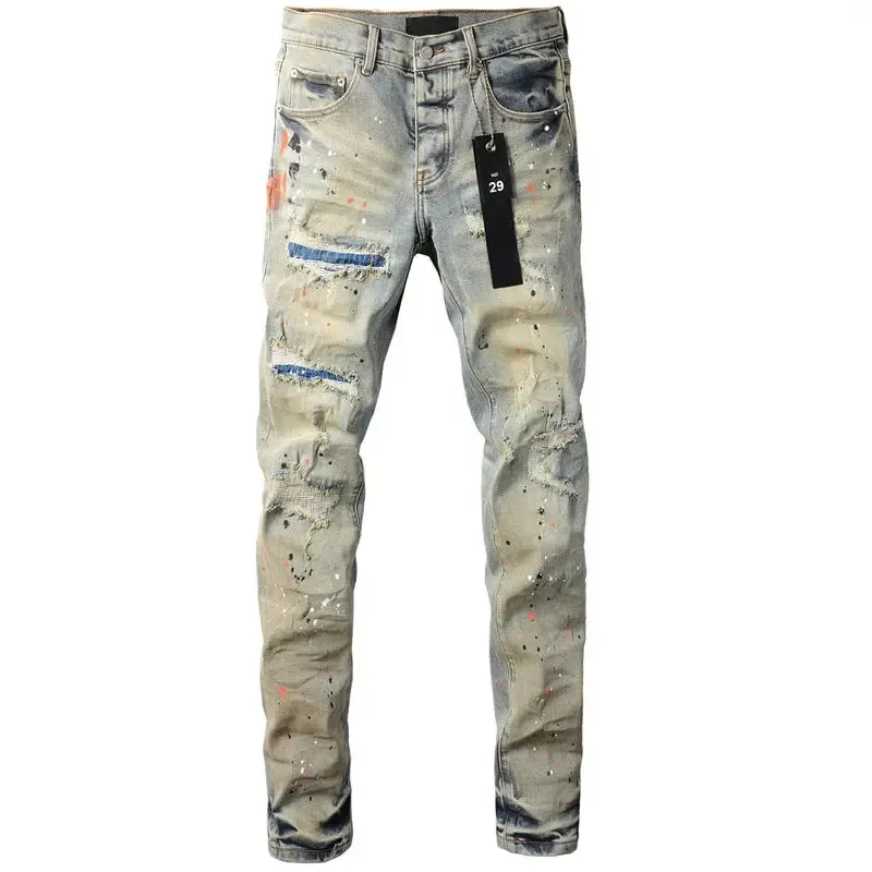 Premium Brand PRPL Roca Jeans Ripped P009