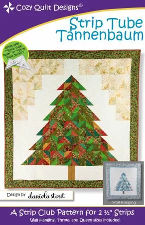Strip Tube Tannenbaum - Cozy Quilt Designs
