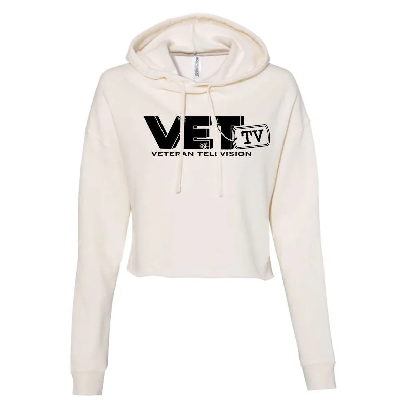 VET Tv Crop-Top Hoodie