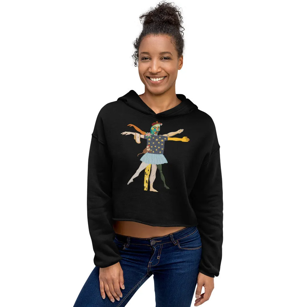 Vitruvian Crop Hoodie