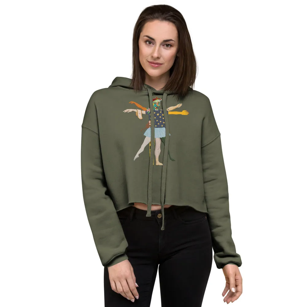 Vitruvian Crop Hoodie