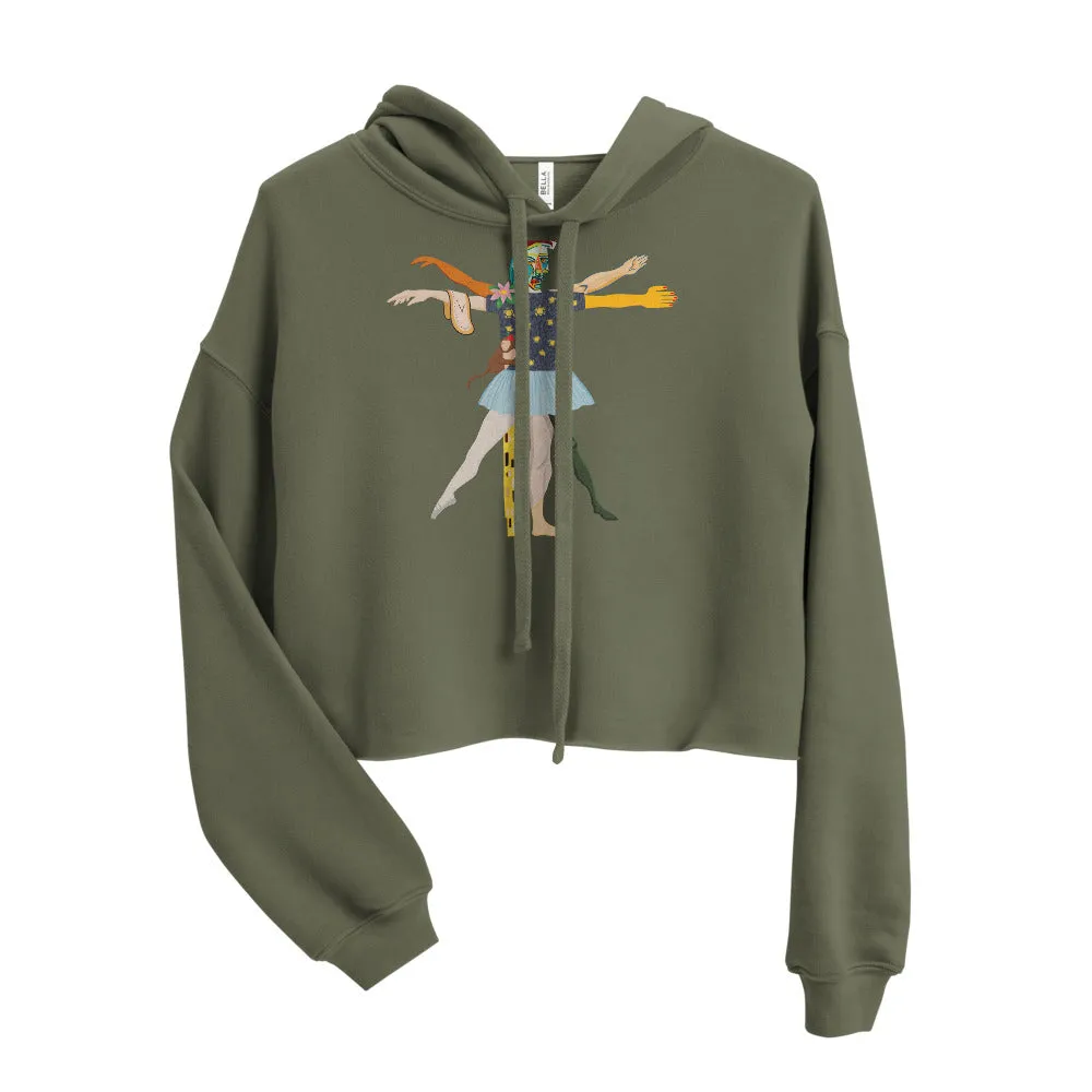 Vitruvian Crop Hoodie