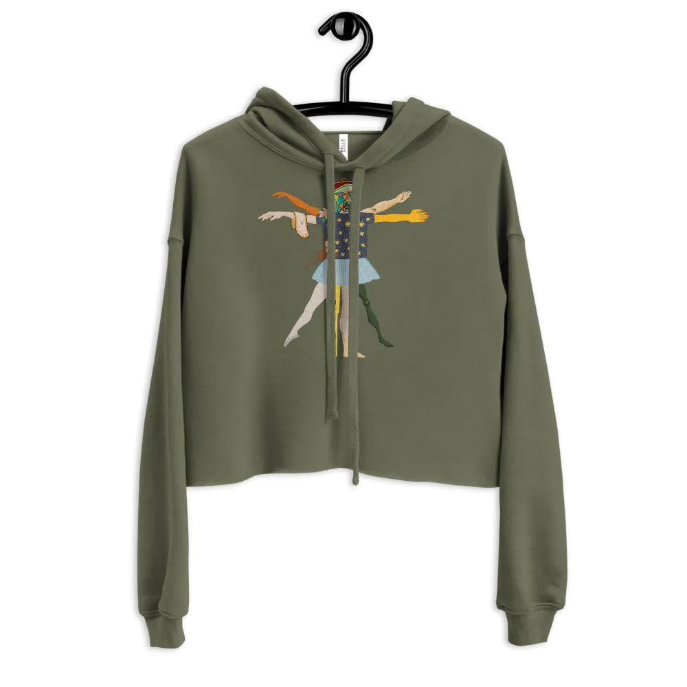 Vitruvian Crop Hoodie