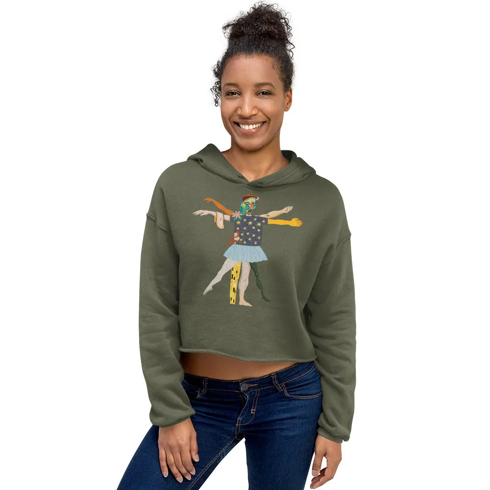 Vitruvian Crop Hoodie