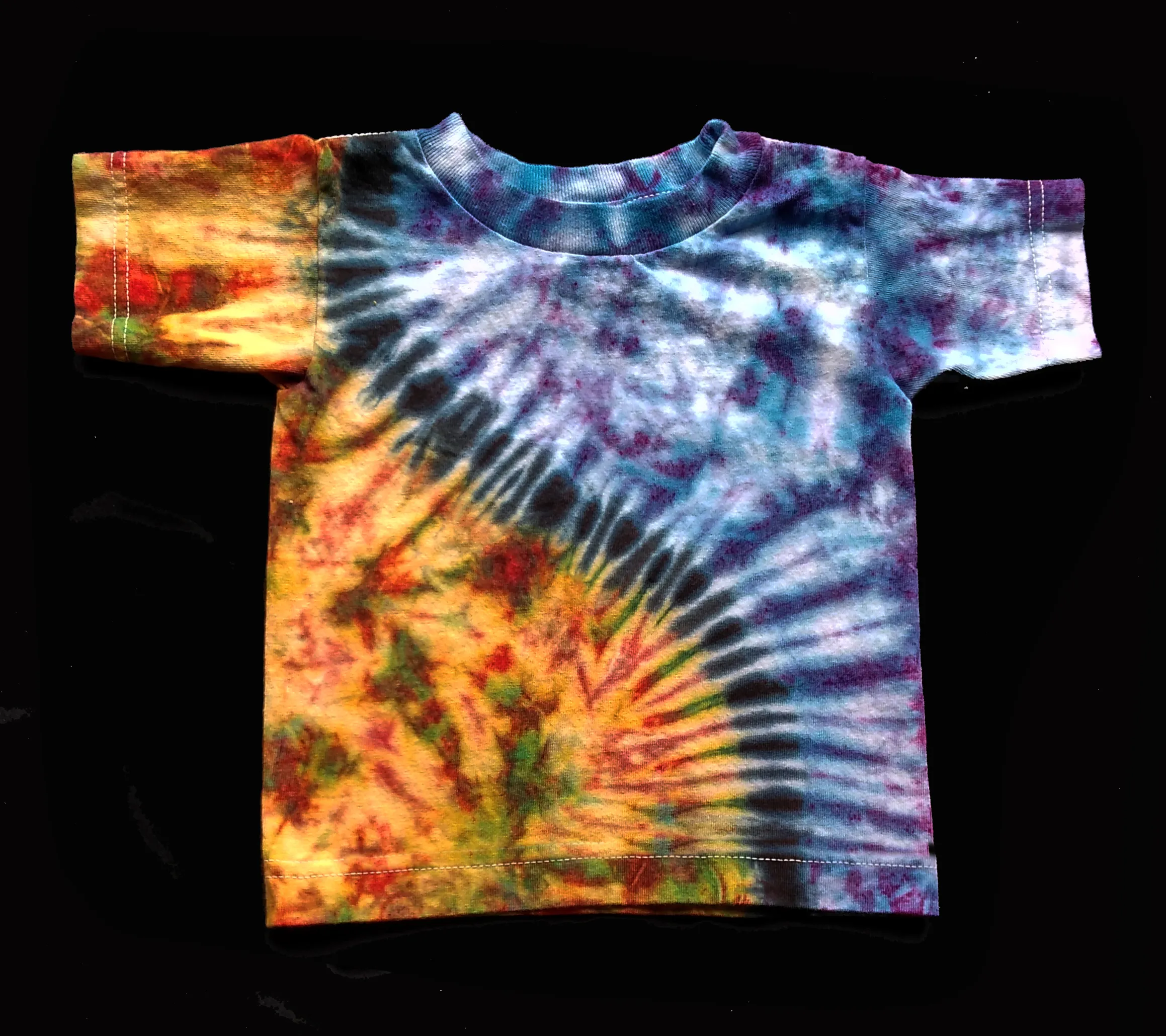 Youth Short-sleeve Tie dye Tee/split